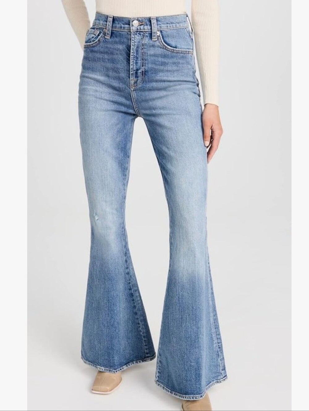 Women's 7 For All Mankind Maribel Mega Flare Jeans Size 26 NWOT's!